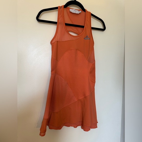 Adidas By Stella McCartney Collab Orange Athletic Dress in Size XS - Picture 1 of 7